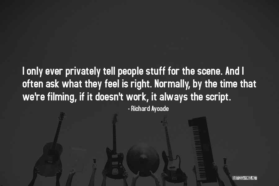 Noncoding And Coding Quotes By Richard Ayoade