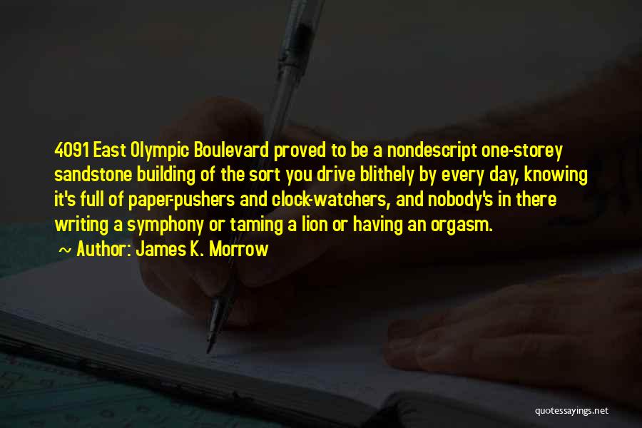 Nondescript Quotes By James K. Morrow