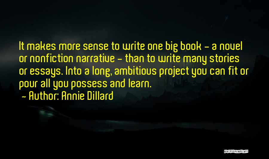 Nonfiction Stories Quotes By Annie Dillard