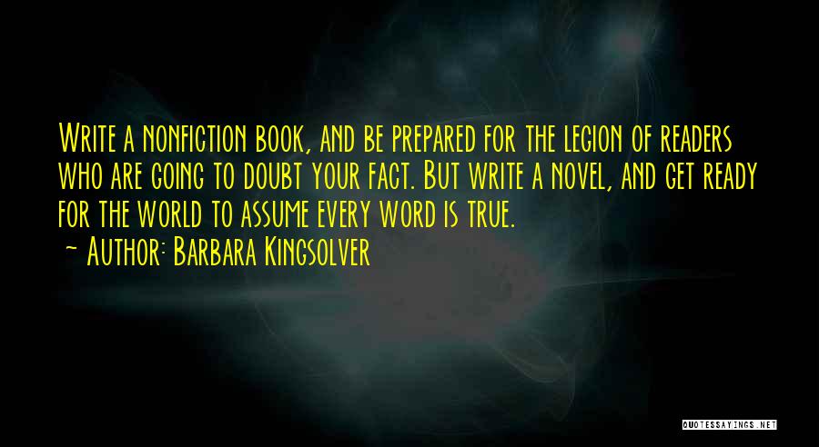 Nonfiction Writing Quotes By Barbara Kingsolver