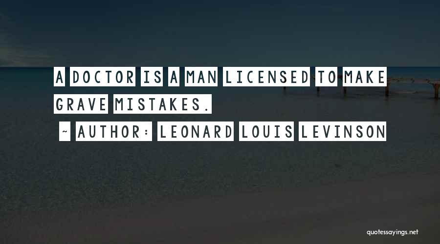 Nonfood Compounds Quotes By Leonard Louis Levinson