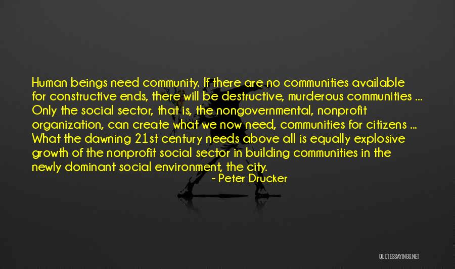 Nonprofit Sector Quotes By Peter Drucker Nonprofit Sector Quotes By Peter Drucker