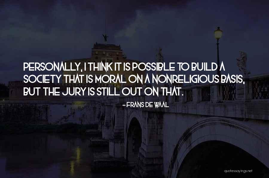 Nonreligious Quotes By Frans De Waal Nonreligious Quotes By Frans De Waal