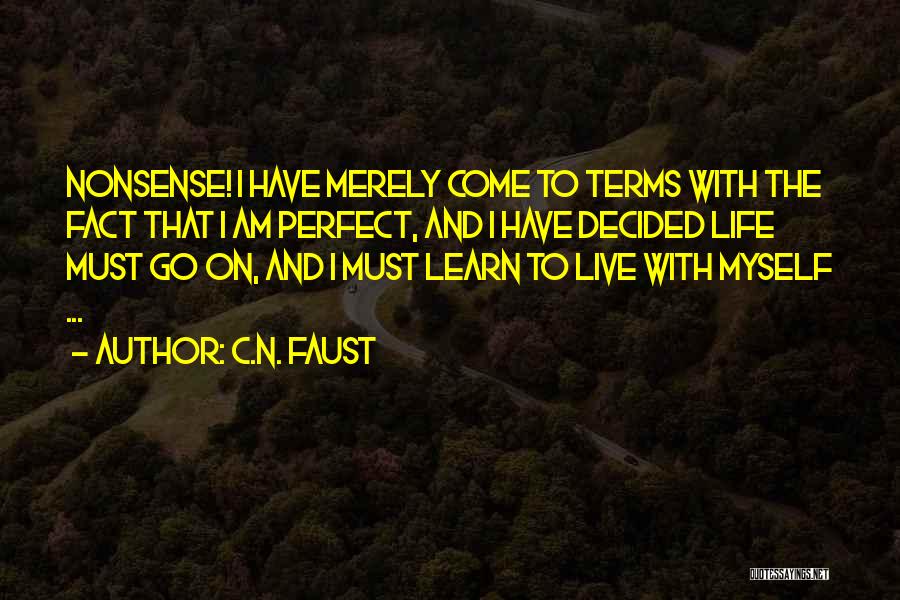 Nonsense And Humor Quotes By C.N. Faust