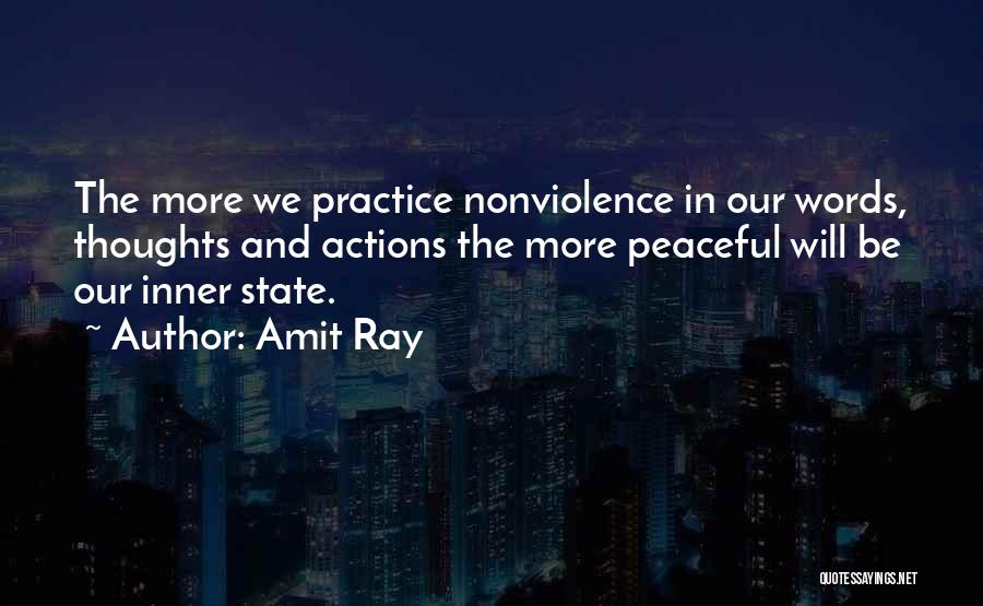 Nonviolence And Peace Quotes By Amit Ray