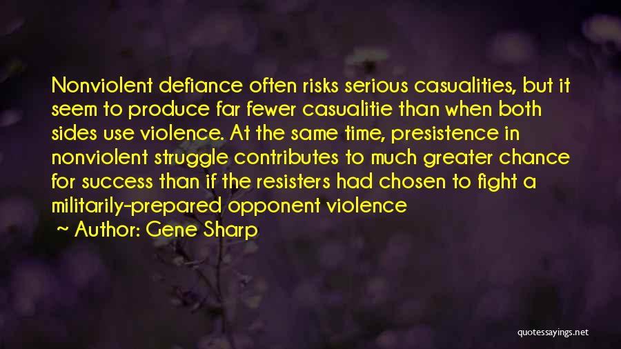Nonviolent Quotes By Gene Sharp