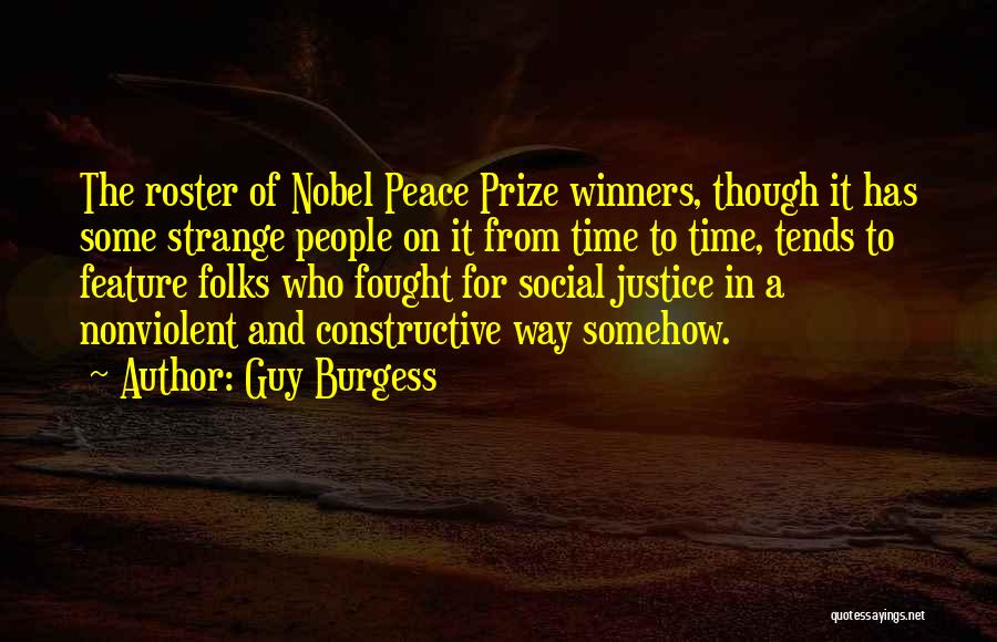 Nonviolent Quotes By Guy Burgess