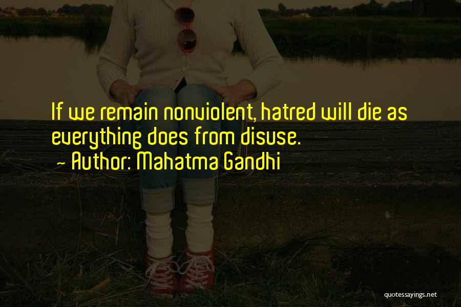 Nonviolent Quotes By Mahatma Gandhi