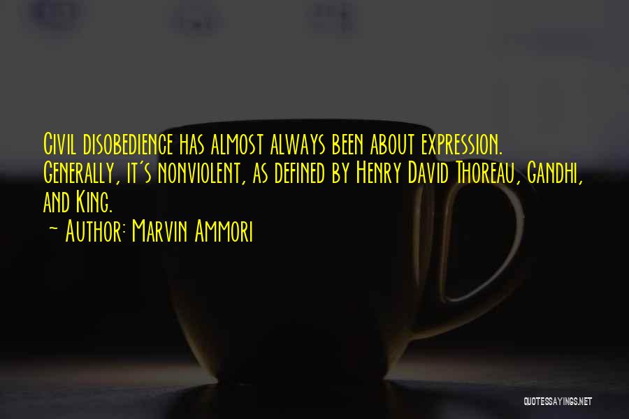 Nonviolent Quotes By Marvin Ammori