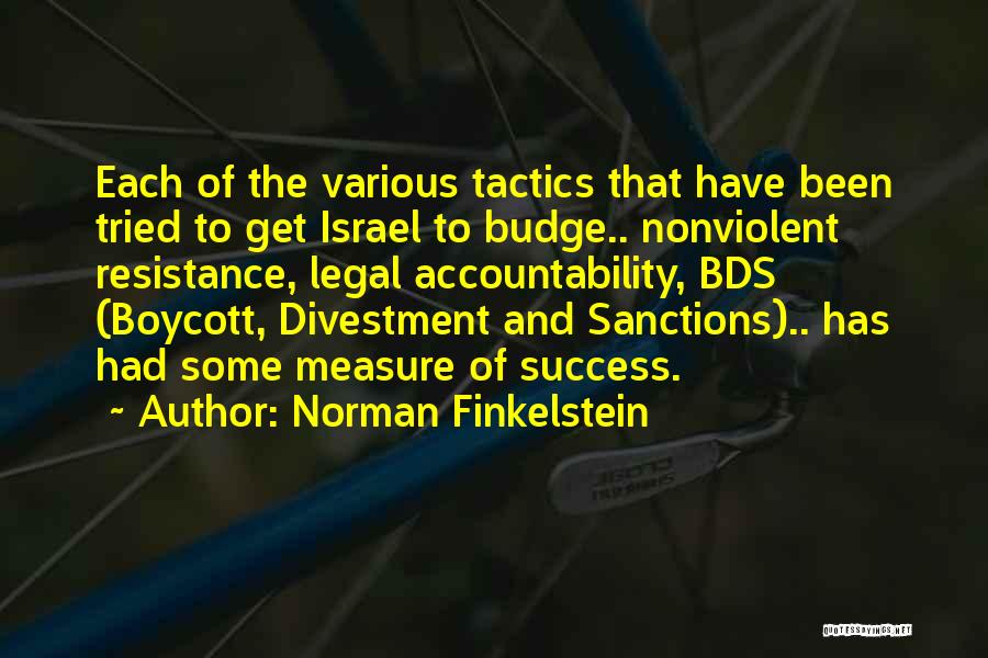 Nonviolent Resistance Quotes By Norman Finkelstein