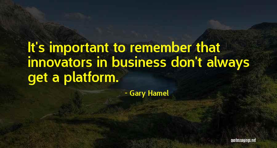 Nonvital Surgery Quotes By Gary Hamel