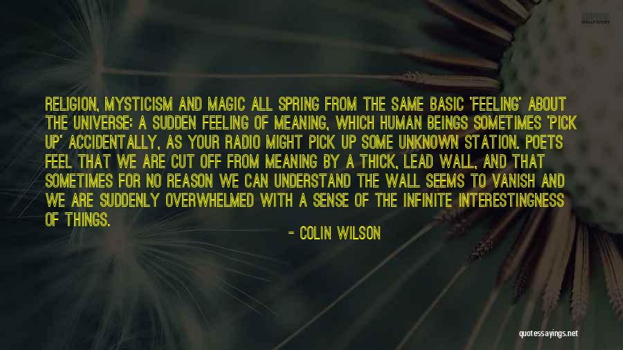 Nooh Saas Quotes By Colin Wilson Nooh Saas Quotes By Colin Wilson