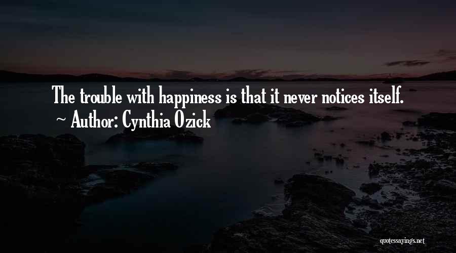 Noone Notices Quotes By Cynthia Ozick