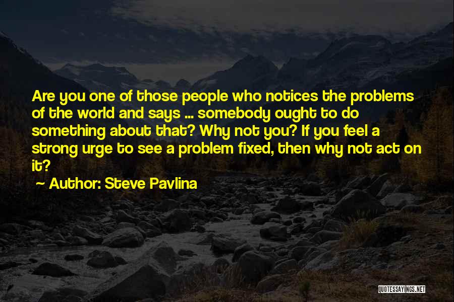 Noone Notices Quotes By Steve Pavlina