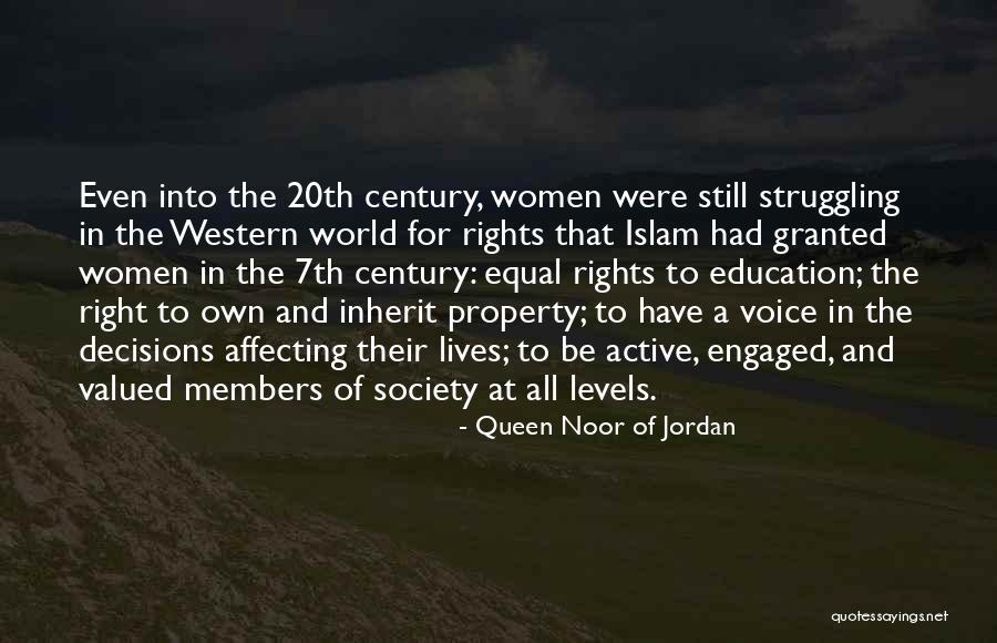 Noor Quotes By Queen Noor Of Jordan Noor Quotes By Queen Noor Of Jordan