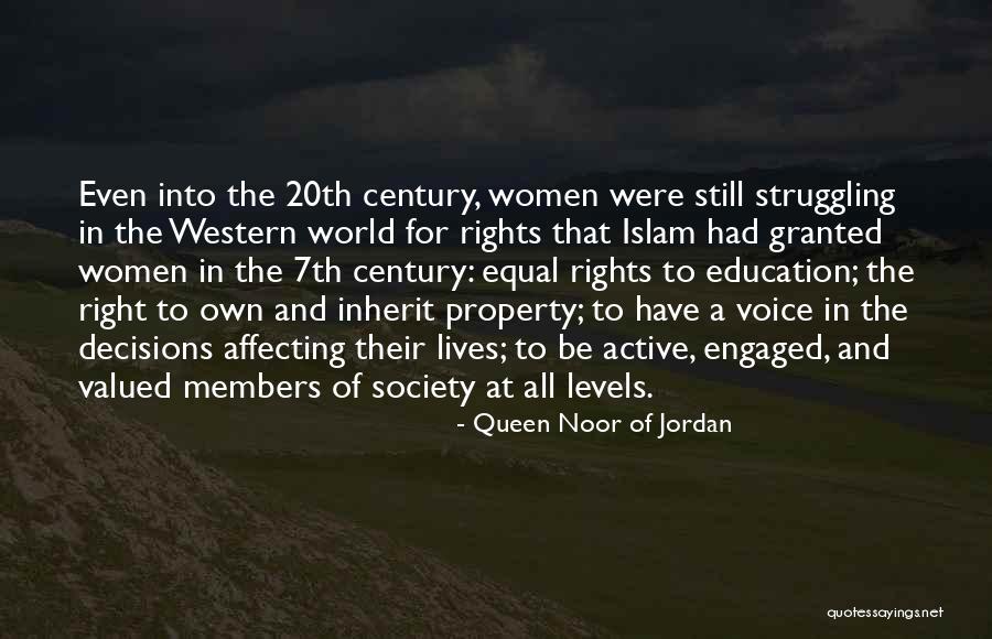 Noor Quotes By Queen Noor Of Jordan