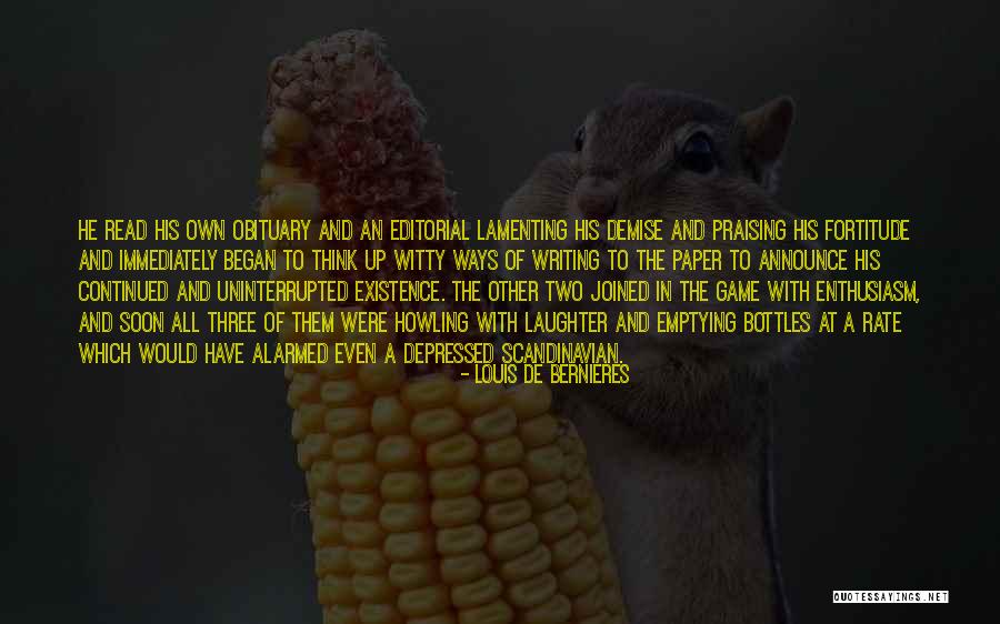 Nootka Lodge Quotes By Louis De Bernieres Nootka Lodge Quotes By Louis De Bernieres