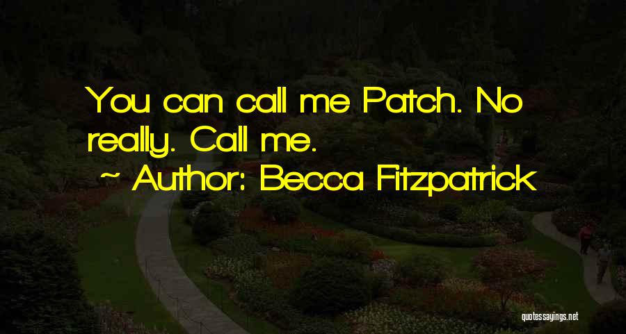 Nora And Patch Hush Hush Quotes By Becca Fitzpatrick