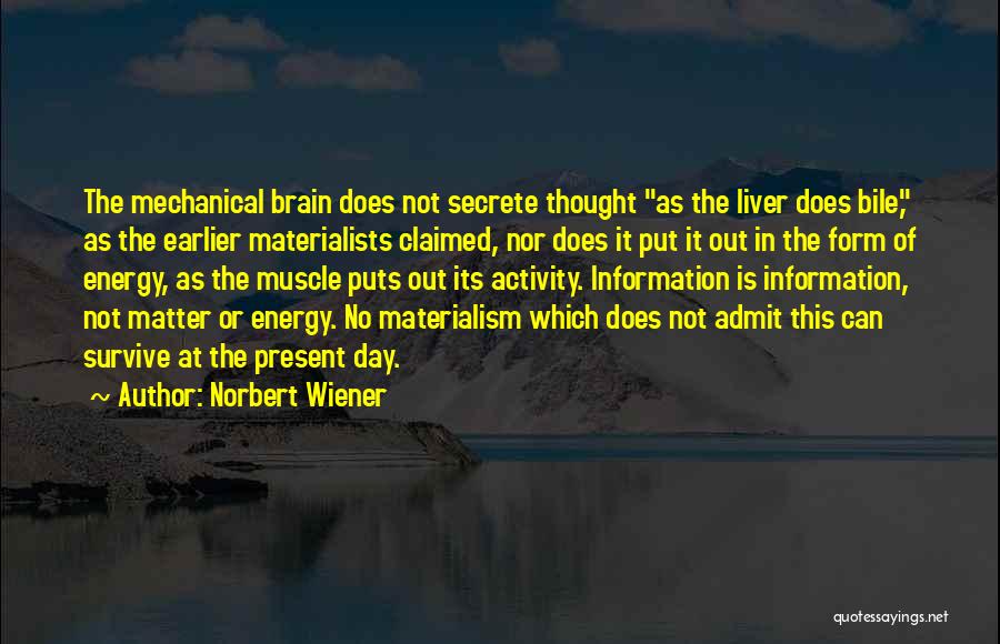 Norbert Wiener Quotes 1266473