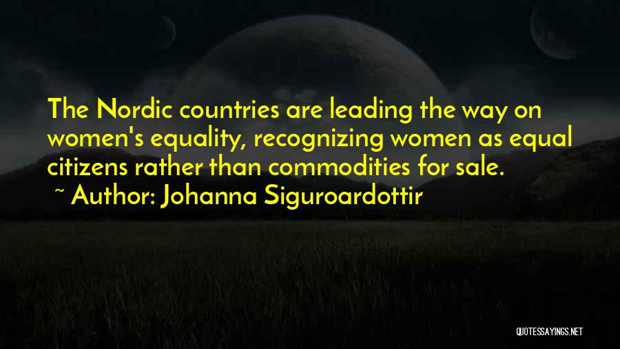 Nordic Quotes By Johanna Siguroardottir