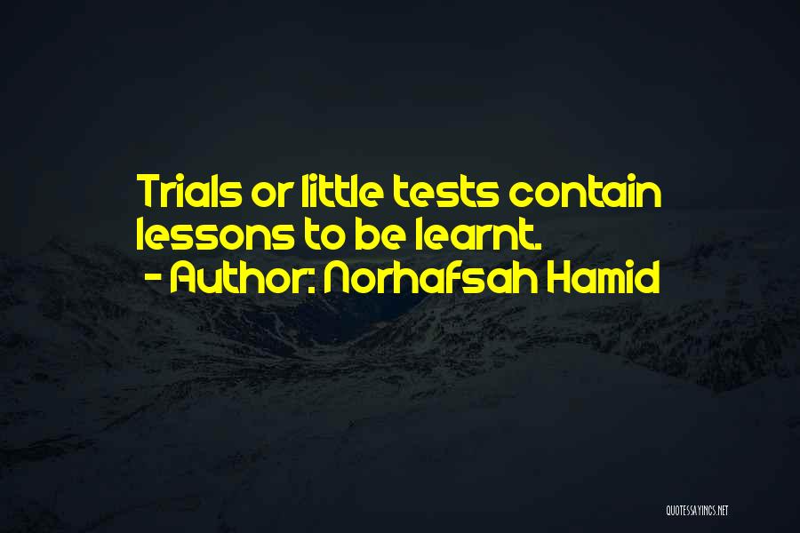 Norhafsah Hamid Quotes 1955716