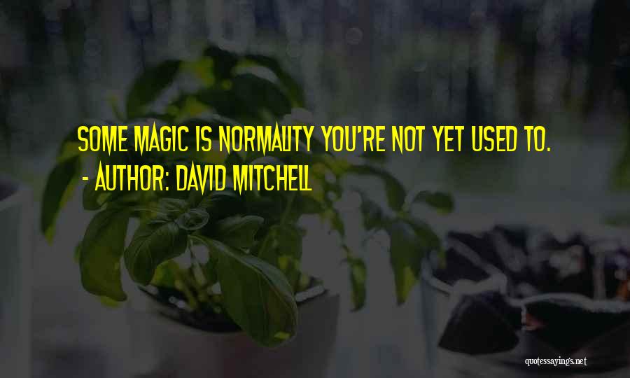 Normality Quotes By David Mitchell