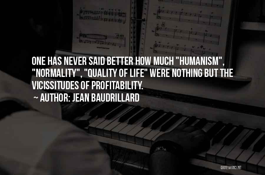 Normality Quotes By Jean Baudrillard