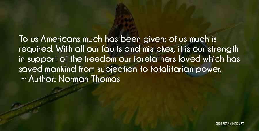 Norman M Thomas Quotes By Norman Thomas