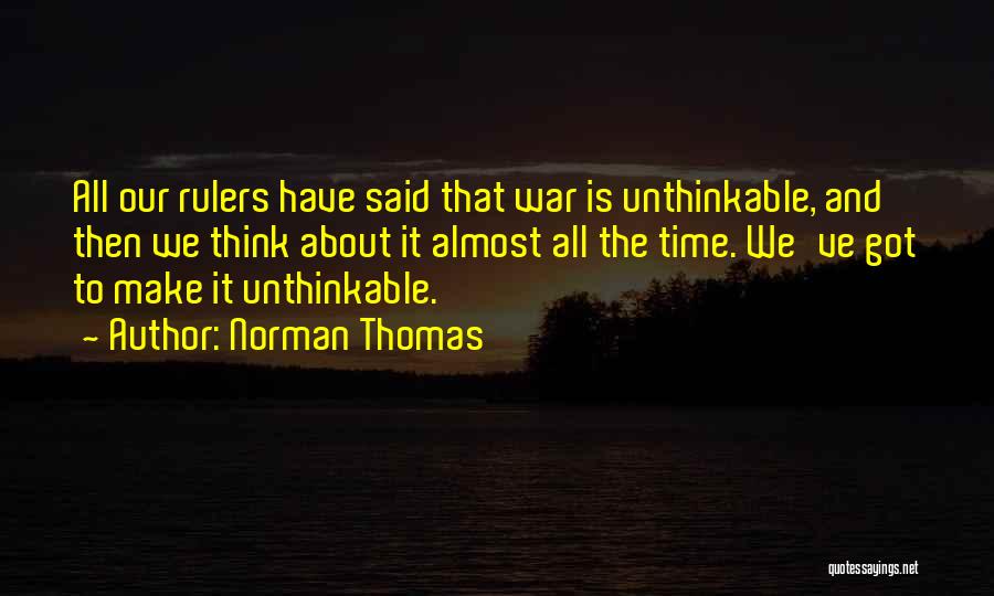 Norman M Thomas Quotes By Norman Thomas