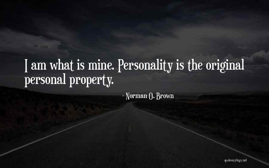 Norman O. Brown Quotes 1373082