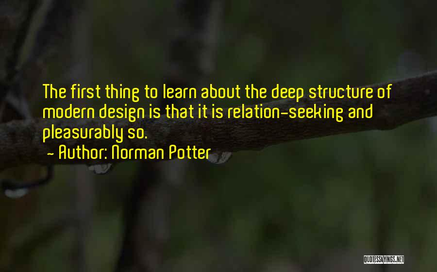 Norman Potter Quotes 486787