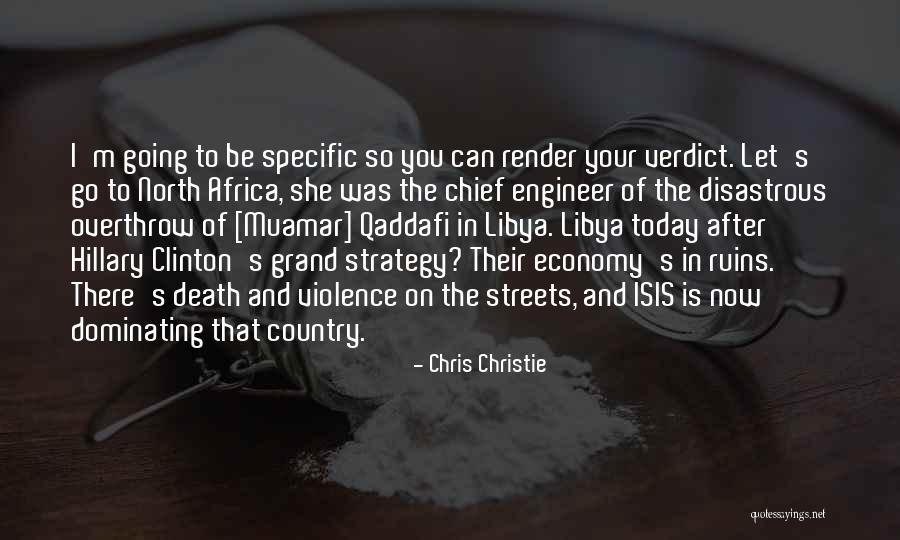 North Africa Quotes By Chris Christie