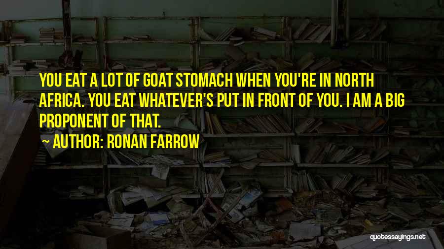 North Africa Quotes By Ronan Farrow