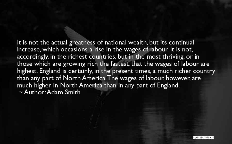 North America Quotes By Adam Smith