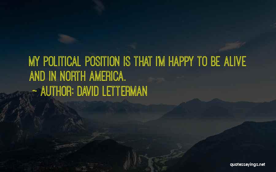 North America Quotes By David Letterman