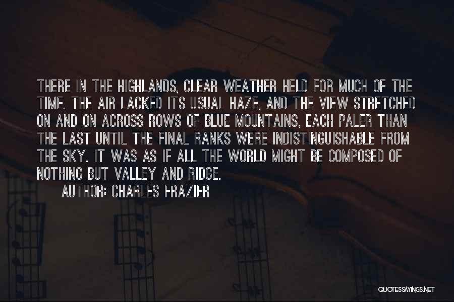 North Carolina Weather Quotes By Charles Frazier