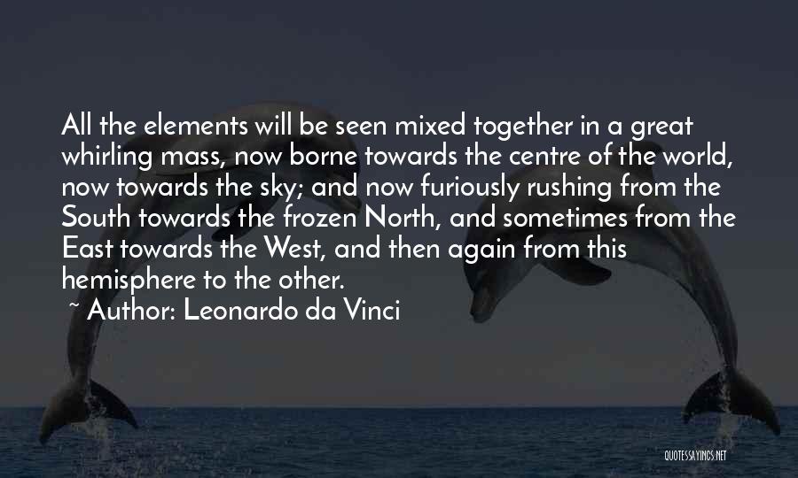 North East South West Quotes By Leonardo Da Vinci
