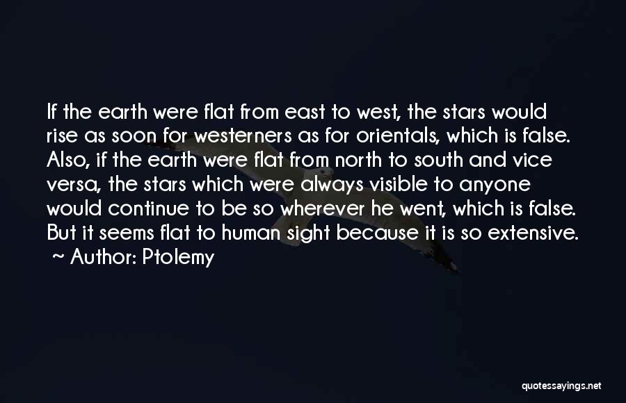 North South East West Quotes By Ptolemy