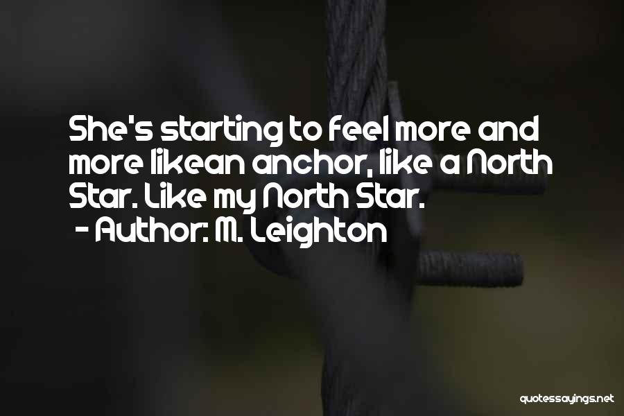 North Star Quotes By M. Leighton