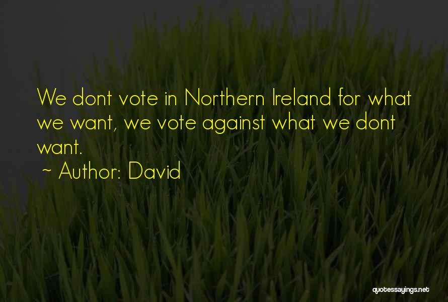 Northern Ireland Quotes By David