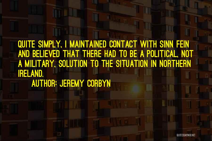 Northern Ireland Quotes By Jeremy Corbyn