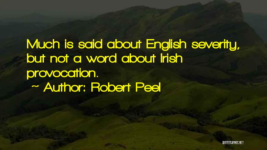 Northern Ireland Quotes By Robert Peel