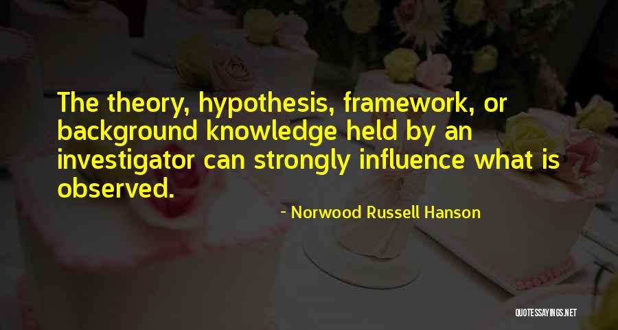 Norwood Russell Hanson Quotes 1317089