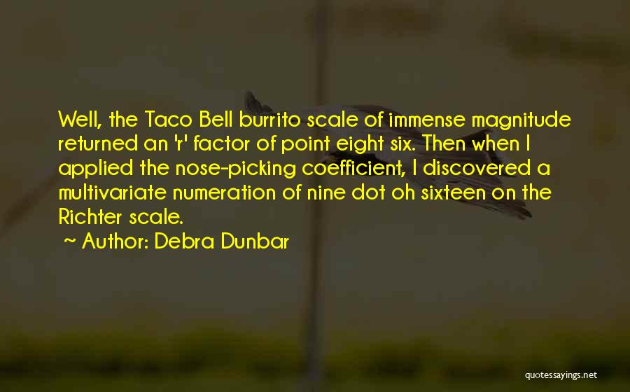 Nose Picking Quotes By Debra Dunbar