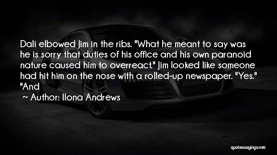 Nose Quotes By Ilona Andrews