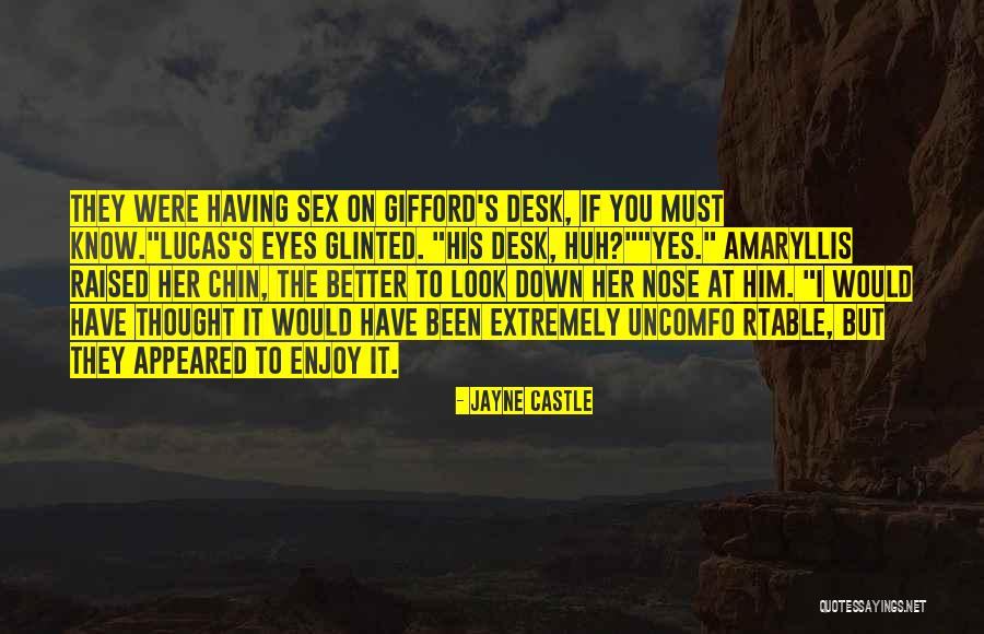 Nose You Look Quotes By Jayne Castle Nose You Look Quotes By Jayne Castle