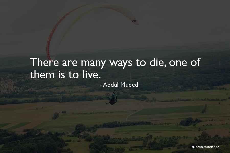 Nosher Quotes By Abdul Mueed