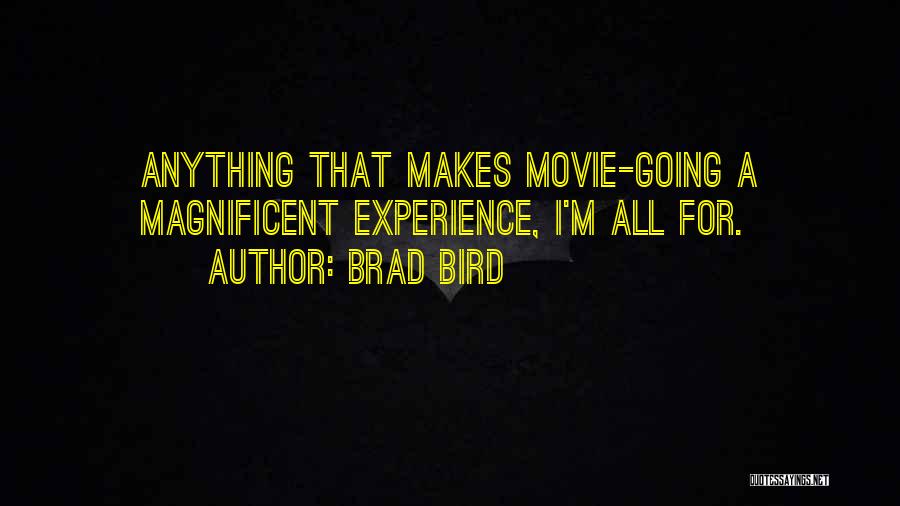 Nosiest Person Quotes By Brad Bird