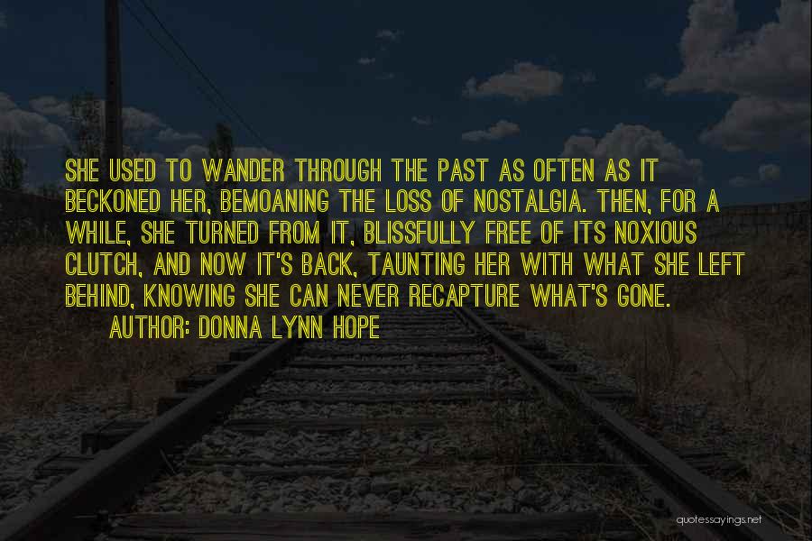 Nostalgia And Memory Quotes By Donna Lynn Hope