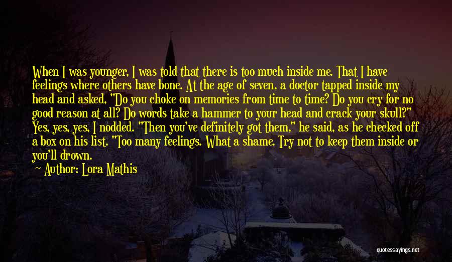 Nostalgia And Time Quotes By Lora Mathis